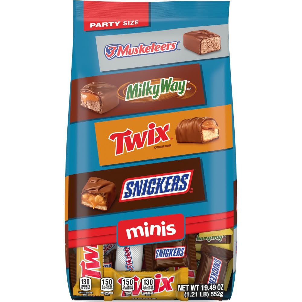 milk chocolate base across the assortment with variety in fillings (caramel, nougat, peanut, cookie)