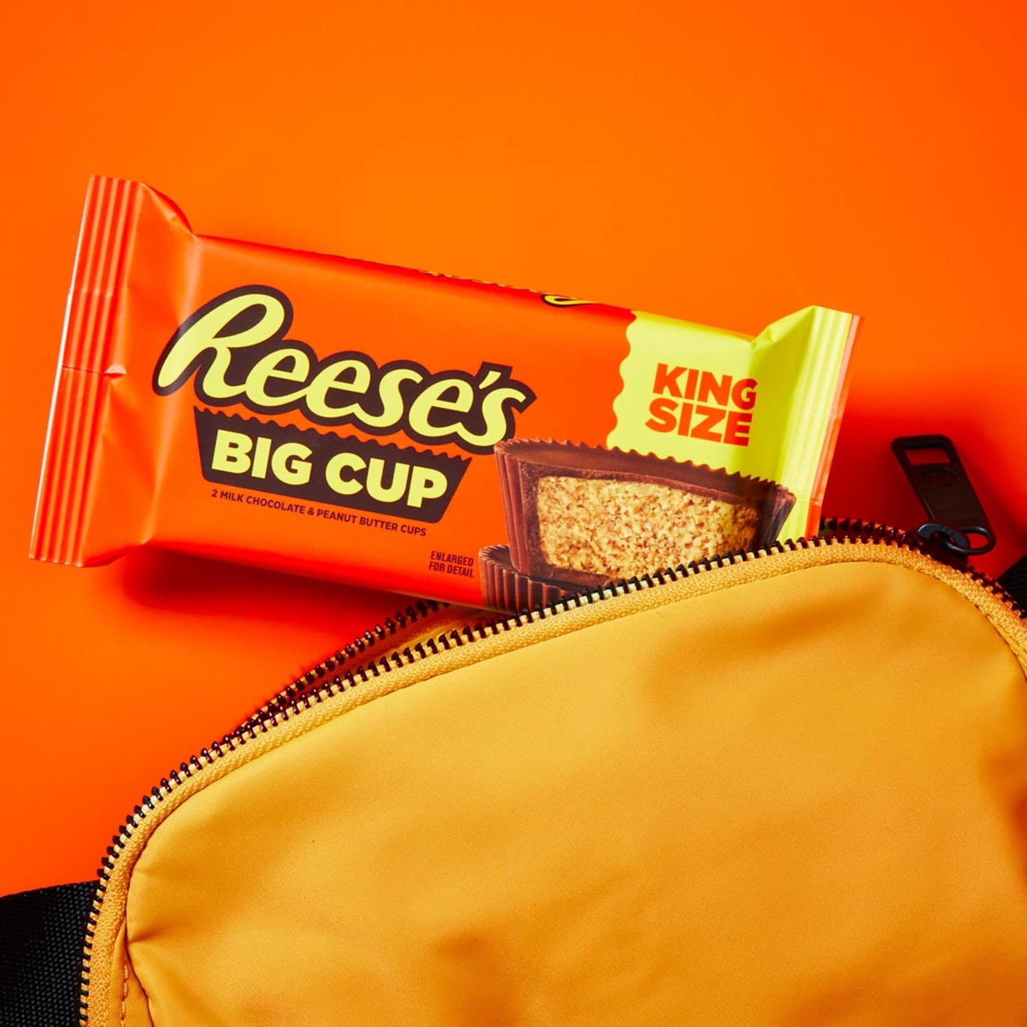 milk chocolate shell with peanut butter filling made with real peanuts