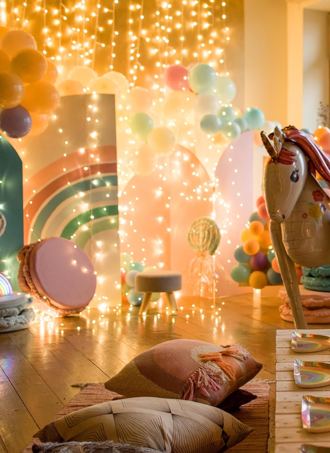 Minetom Fairy Lights 6-Pack – 7ft Cool to Touch Battery Operated String Lights for Nursery and Kids Room Canopy
