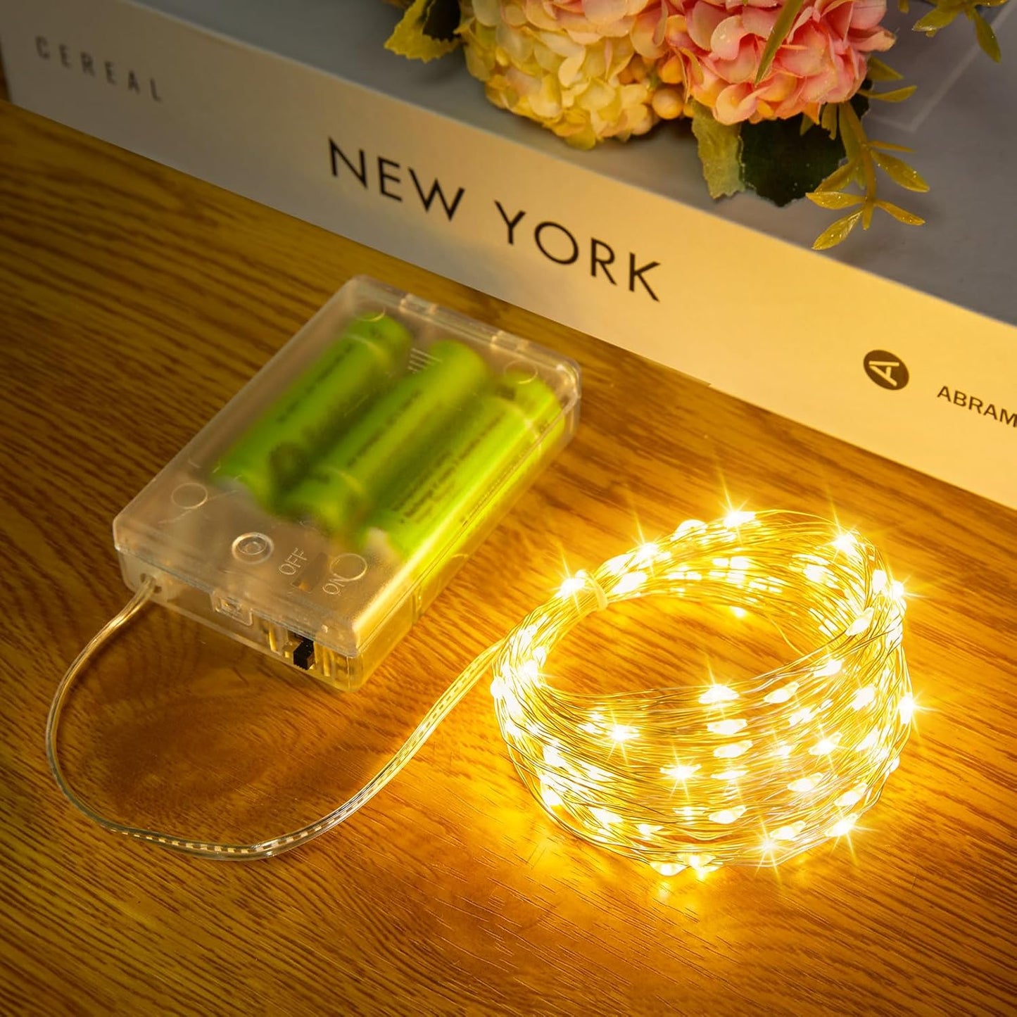 Minetom Flameless Fairy Lights – 0.03W Cool to Touch Safe Lighting for Kids Room, Pet Area & Bedroom Sleep