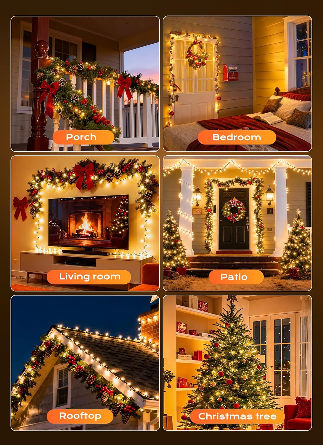 Minetom LED String Lights – Nursery and Playroom Safe Lighting, Shatterproof Cool Bulbs