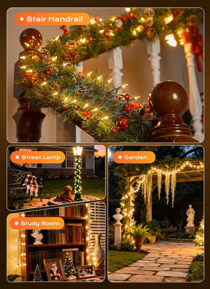 Minetom LED String Lights – Nursery and Playroom Safe Lighting, Shatterproof Cool Bulbs
