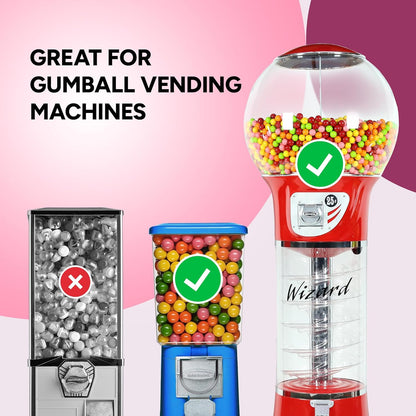 MiniMax Gumballs 1 Inch Assorted Chewing Gum for Kids Birthday Party Candy Buffet and Goody Bag Stuffers