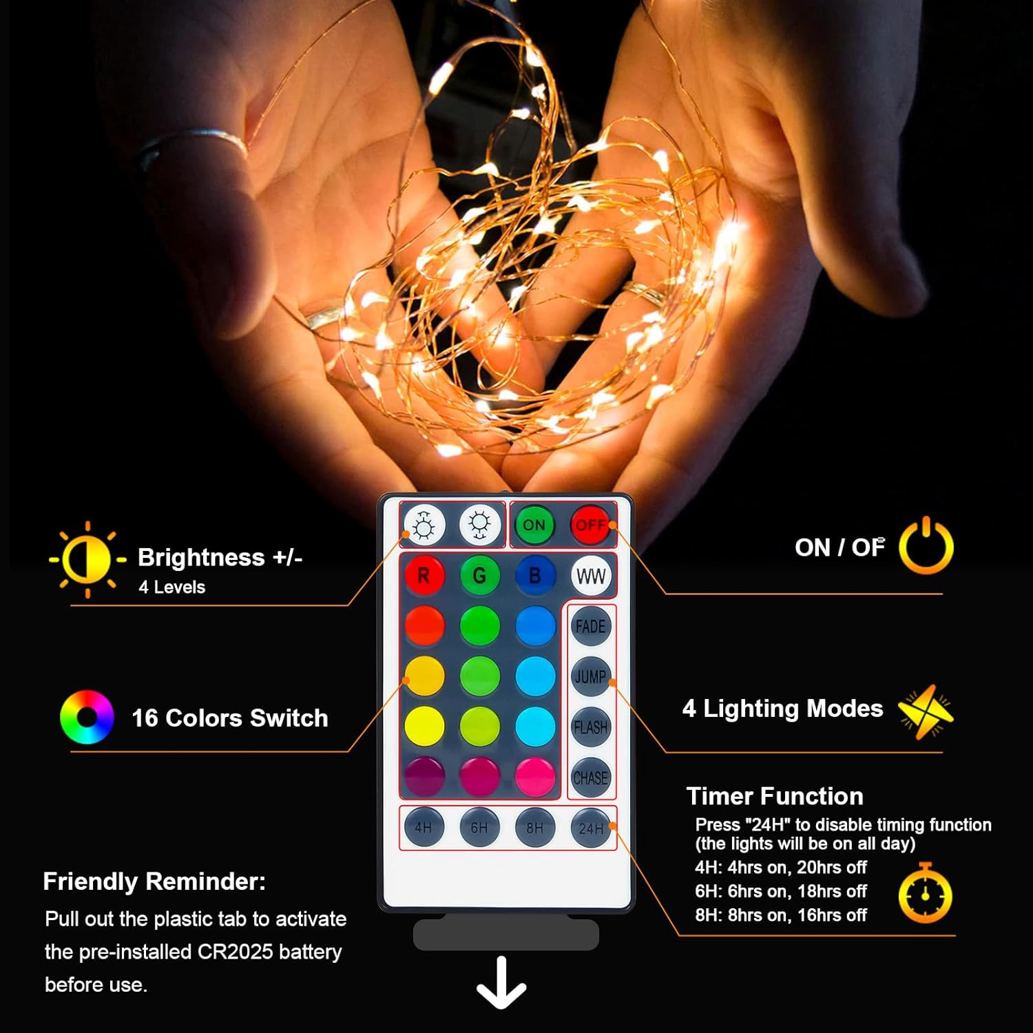 Minimax Simple Design Fairy Lights – Clean Aesthetic LED String Lights with Neutral Warm White