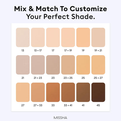 MISSHA M Perfect Cover BB Cream No.23 Natural Beige — Spa-Night Self-Care Tinted Moisturizer with SPF 42 for Mindful Vanity Rituals