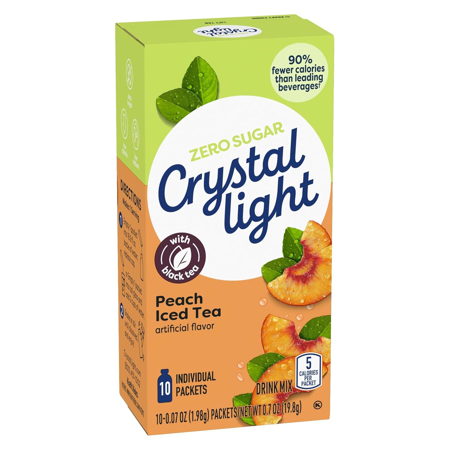 mixes instantly with 2 cups of water by shaking or stirring