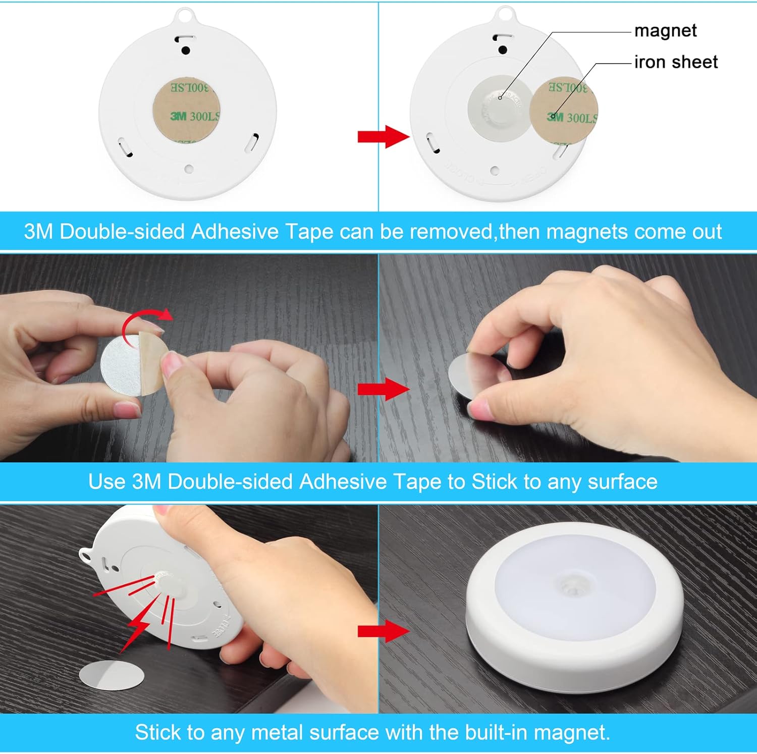 Mlambert 4 Pack Motion Sensor Night Light, Practical Housewarming Gift for New Homeowners and Seniors