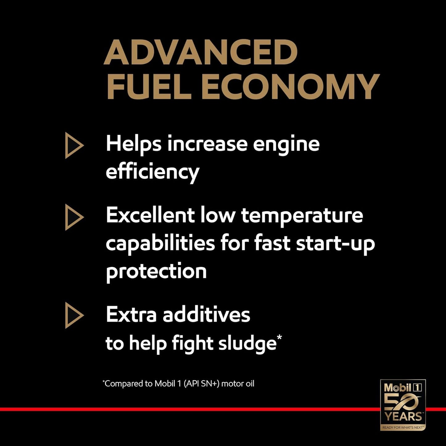 Mobil 1 Advanced Fuel Economy 0W-20 Full Synthetic Motor Oil for Towing and Outdoor Work Trucks