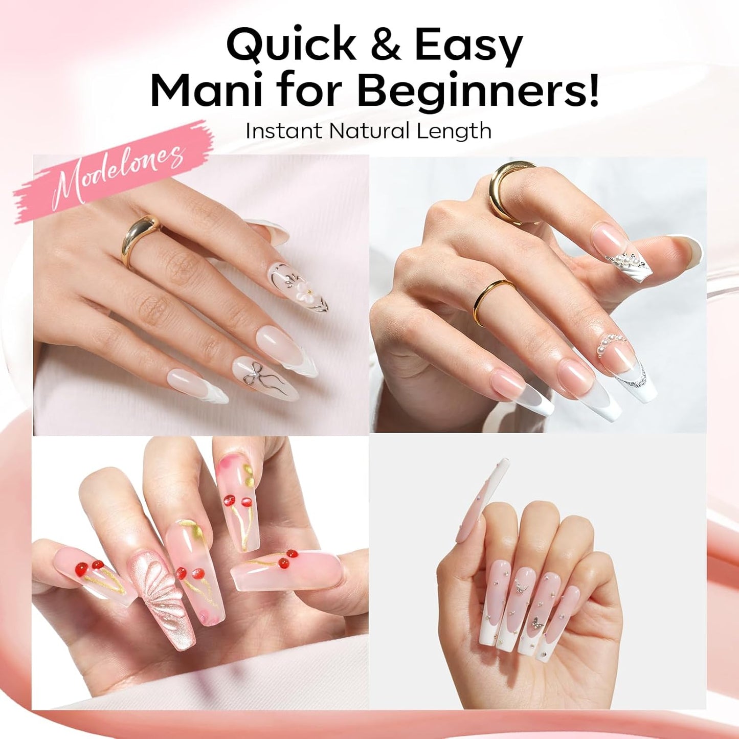 Modelones Poly Gel Nail Kit – Premium At-Home Sculpting Set for the Vanity of a Beauty Connoisseur