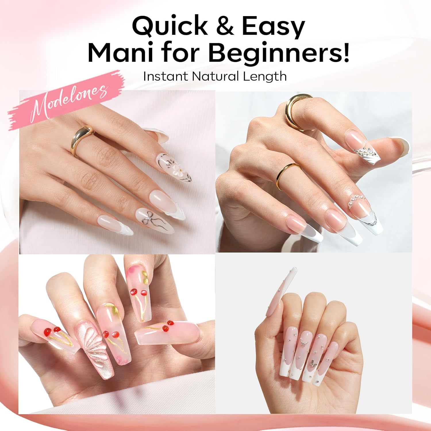 Modelones Poly Gel Nail Kit – Premium At-Home Sculpting Set for the Vanity of a Beauty Connoisseur
