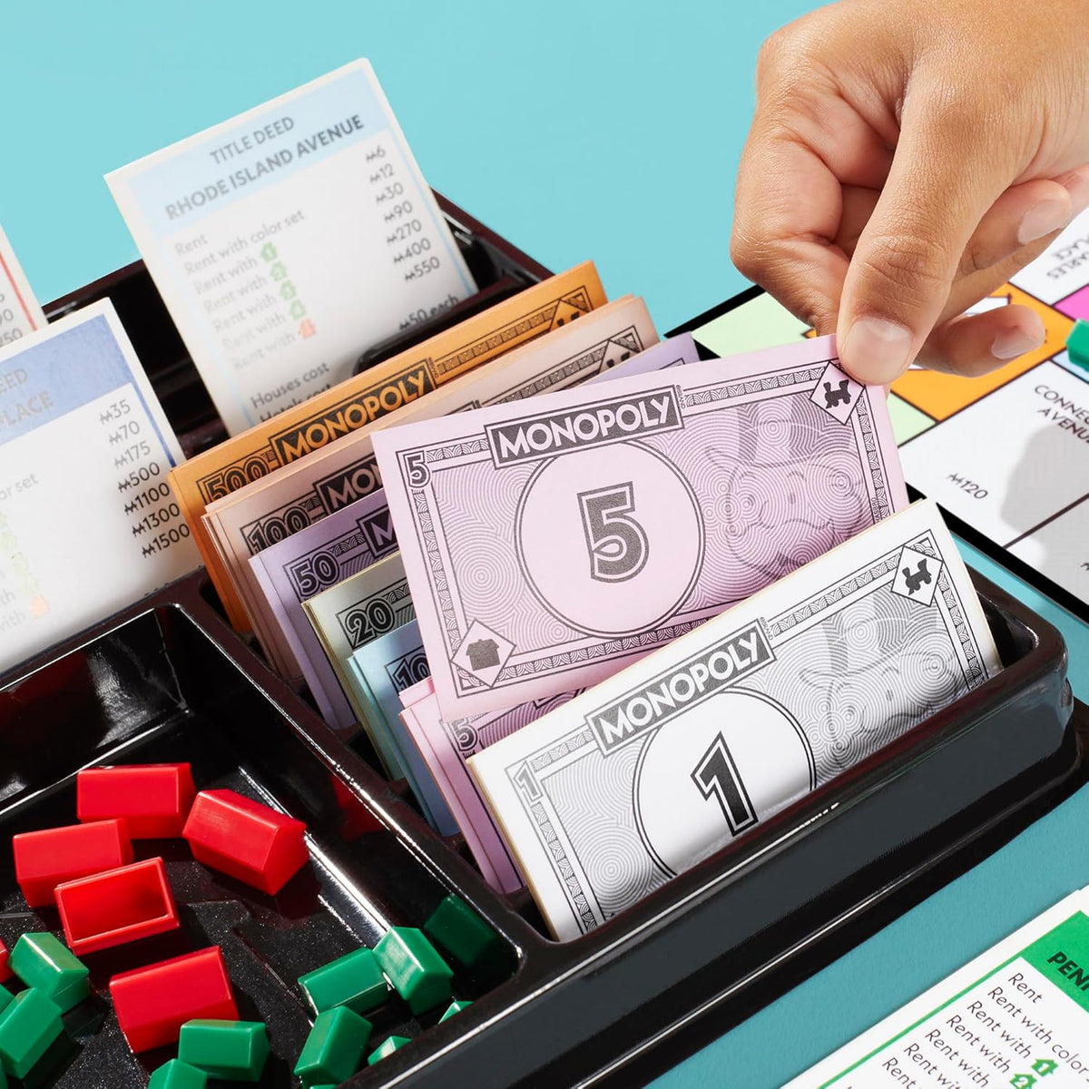 modernized board and component design with classic monopoly gameplay preserved