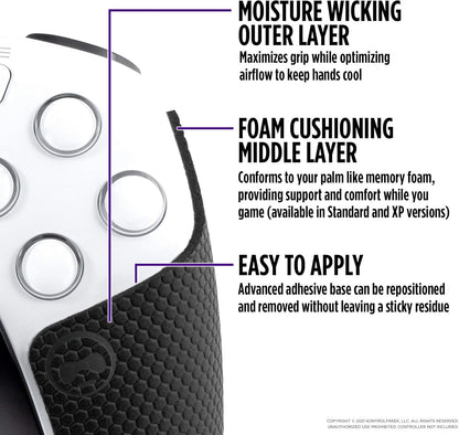 moisture-wicking top layer that maximizes grip and optimizes airflow