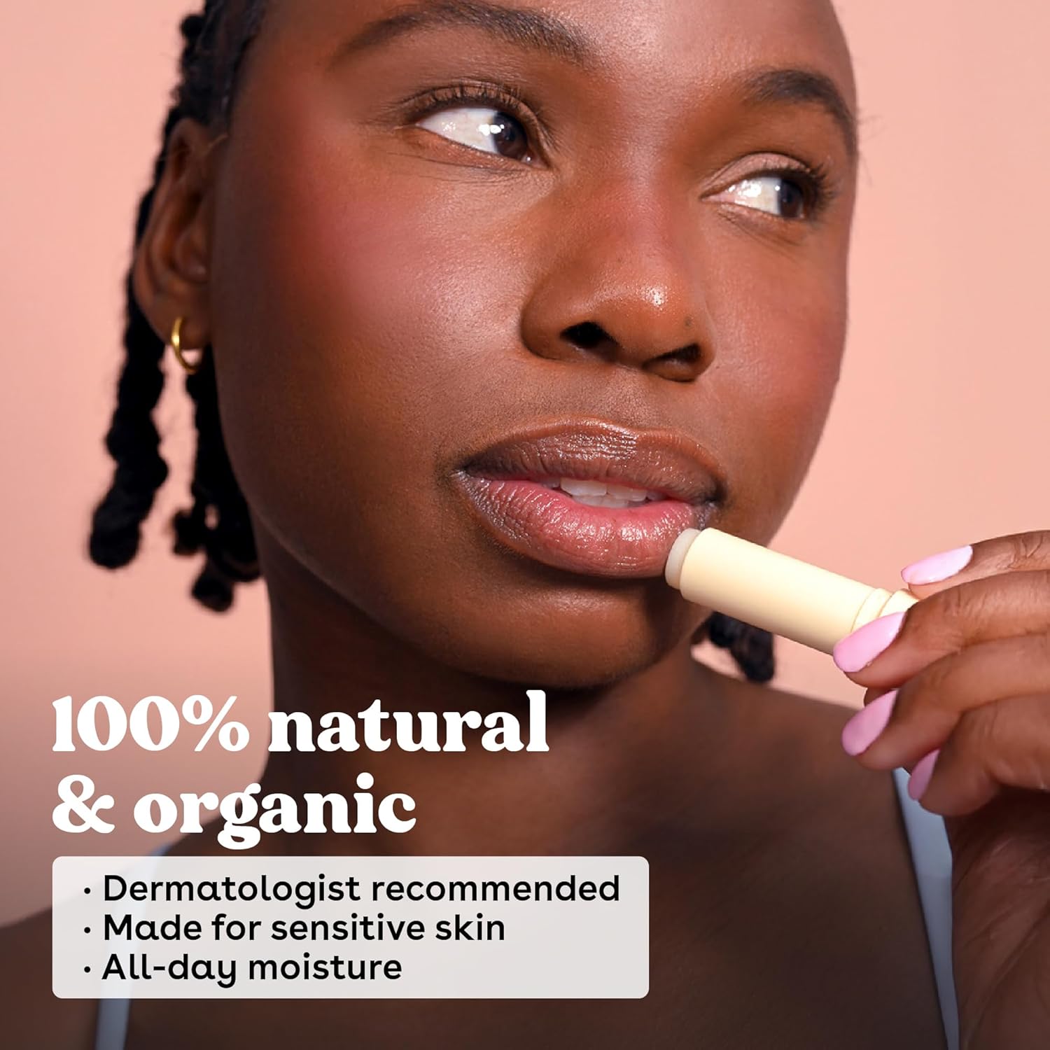 moisturizing blend of shea butter, coconut oil, jojoba oil, and antioxidants for all-day hydration
