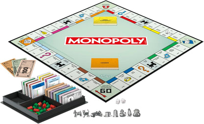 Monopoly Game by Hasbro – Kid-Friendly Classic Board Game for Family Game Night, No Learning Curve, Ages 8+