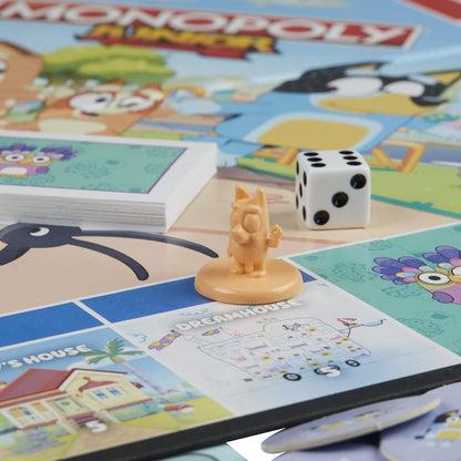 Monopoly Junior Bluey Board Game – Family Board Game for Kids, Ages 5+, 2-4 Players