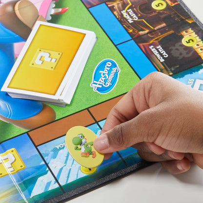Monopoly Junior Super Mario Edition Board Game – Child-Friendly Family Game for Playdates and Nursery Fun, Ages 5+