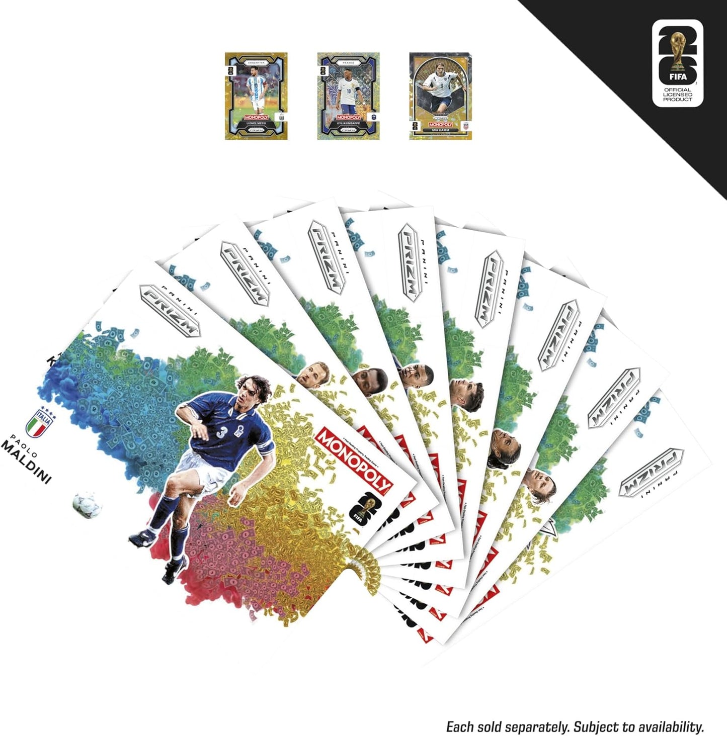 Monopoly Panini Prizm: FIFA World Cup Board Game – Top Birthday Gift for Soccer-Obsessed Tweens Who Collect Panini Cards