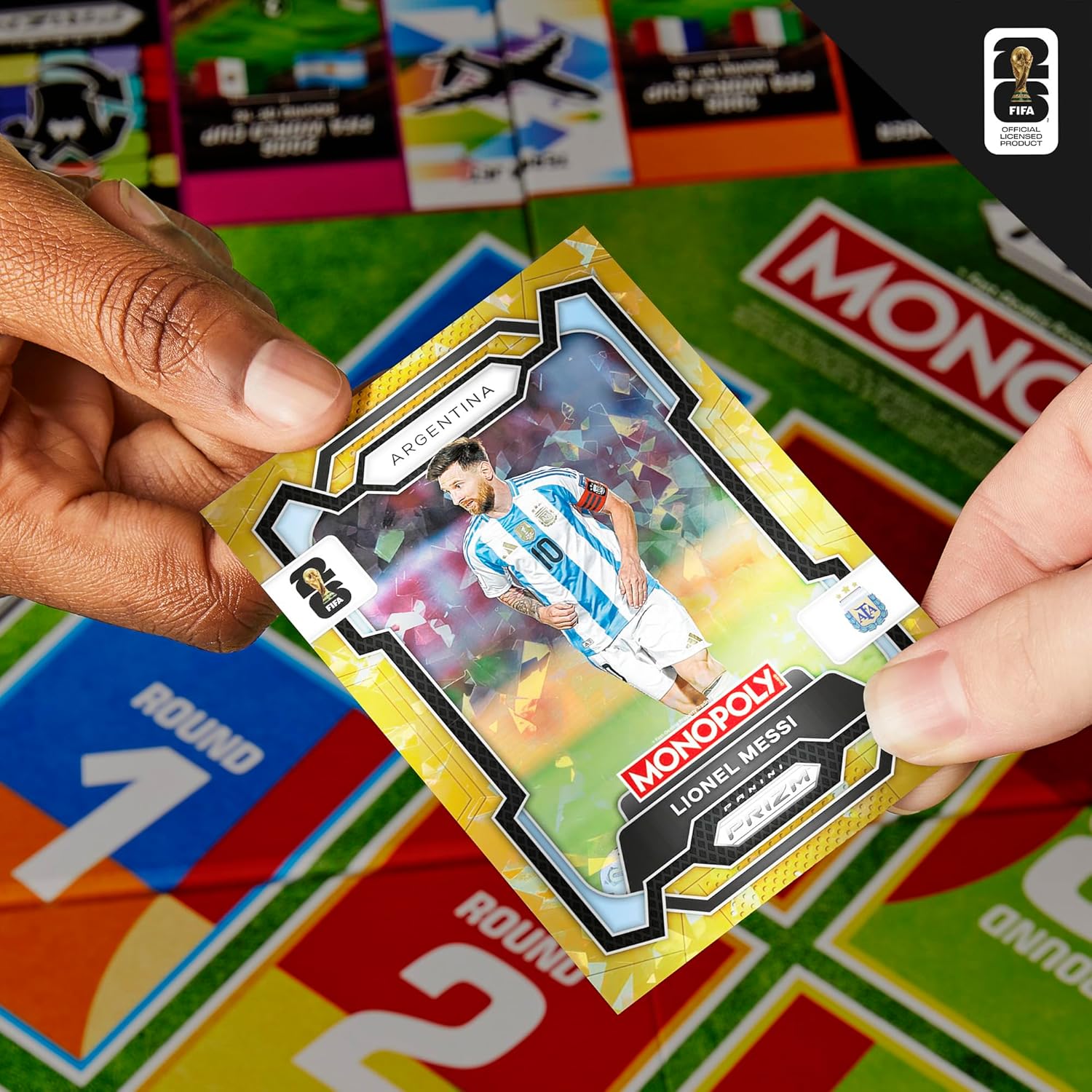 Monopoly Panini Prizm: FIFA World Cup Board Game – Top Birthday Gift for Soccer-Obsessed Tweens Who Collect Panini Cards