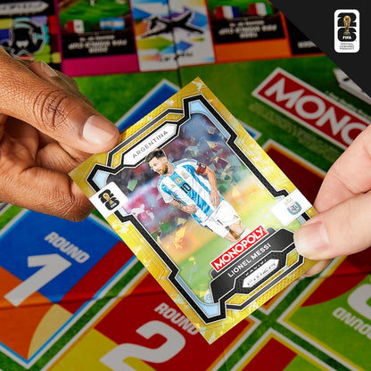 Monopoly Panini Prizm: FIFA World Cup Board Game – Top Birthday Gift for Soccer-Obsessed Tweens Who Collect Panini Cards