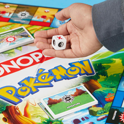 Monopoly Pokémon Edition – Family Board Game for Kids' Bedrooms, Playdates, and Sleepovers