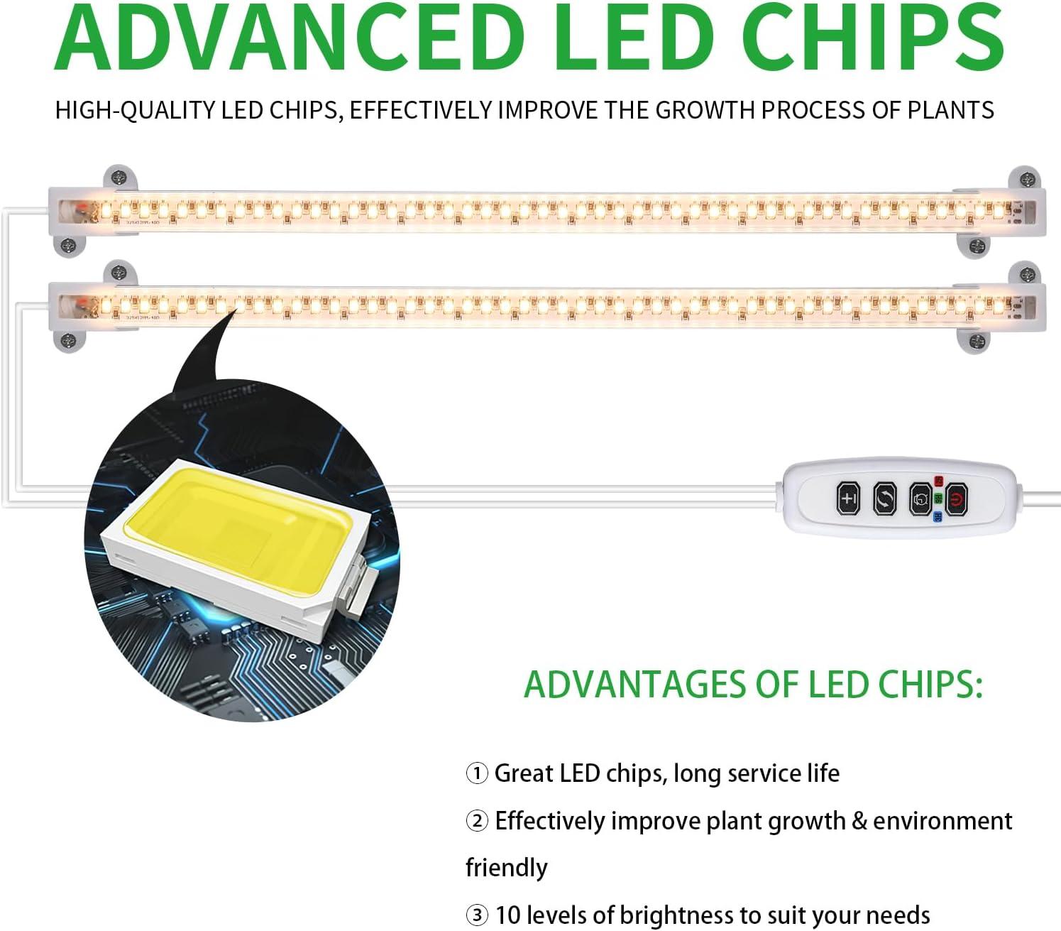MossyCove LED Grow Light Strips – Cozy Plant Shelf Accent for Living Room Aesthetic
