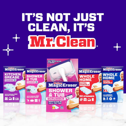 Mr. Clean Magic Eraser Sponge – Calming Lavender Scent Bathroom Cleaner for Self-Care Nights