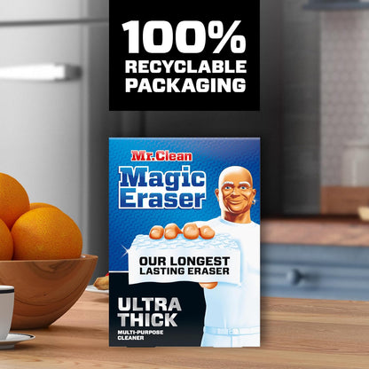 Mr. Clean Magic Eraser Sponge – Heavy-Duty Grill Grate Cleaner for Patio Cooks, Ultra Thick 5ct