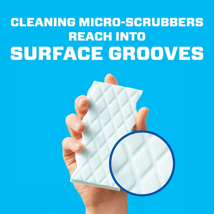 Mr. Clean Magic Eraser Sponge – Living Room Wall Revival, Lifts Scuffs Without Touching Paint
