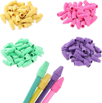 Mr. Pen- Vibrant Pencil Top Erasers, 120 Piece Gift Pack for Artists, Colorers, and Classroom Stocking on Birthdays and Holidays