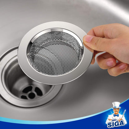 MR.SIGA Mesh Drain Strainer – Thoughtful Hostess Gift for the Friend Who Loves a Clean Kitchen