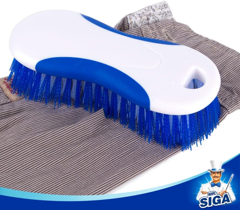 MR.SIGA Multi-Purpose Scrub Brush – Time-Saving Bathroom Tile and Grout Cleaner