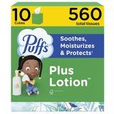 Puffs Plus Lotion Tissues for the Family Car Cup Holder, On-the-Go Kids Cold and Allergy Care