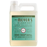 MRS. MEYER'S Clean Day Basil Liquid Dish Soap Refill – Refillable Format Designed to Cut Single-Use Plastic Waste