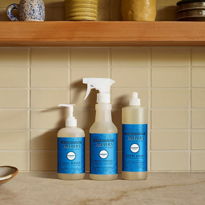 Mrs. MEYER'S Clean Day Blueberry Dish Soap – Kitchen Sink Aromatherapy, Essential Oil Scented Hand Wash