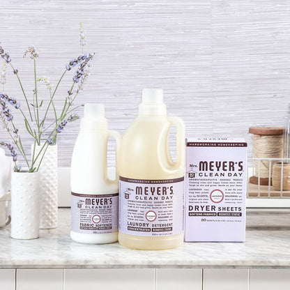 Mrs. Meyer's Clean Day Dryer Sheets – Lavender Scent for Calming Bedtime Rituals