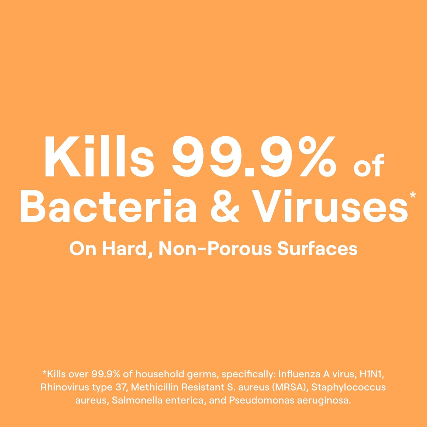 multi-surface compatibility on hard, non-porous surfaces throughout kitchen, bathroom, and car