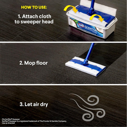 multi-surface compatibility with finished wood, laminate, vinyl, linoleum, quartz, and glazed tile