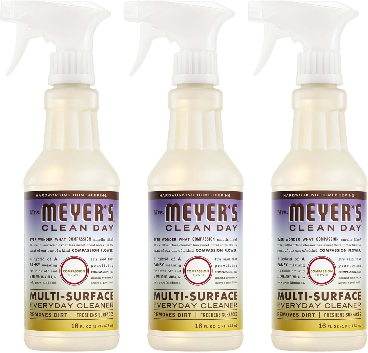 multi-surface spray effective on nonporous surfaces including tile and laminate