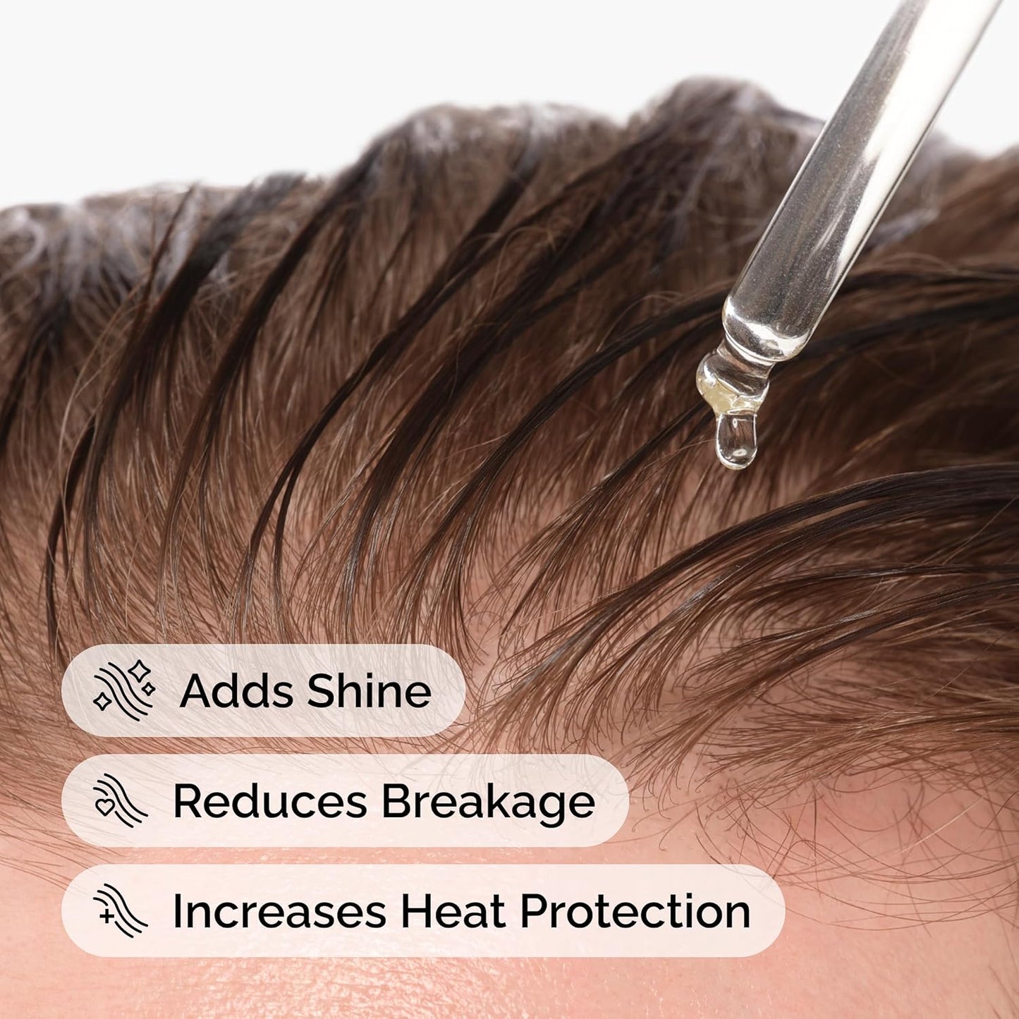 multi-use application for face and hair shine