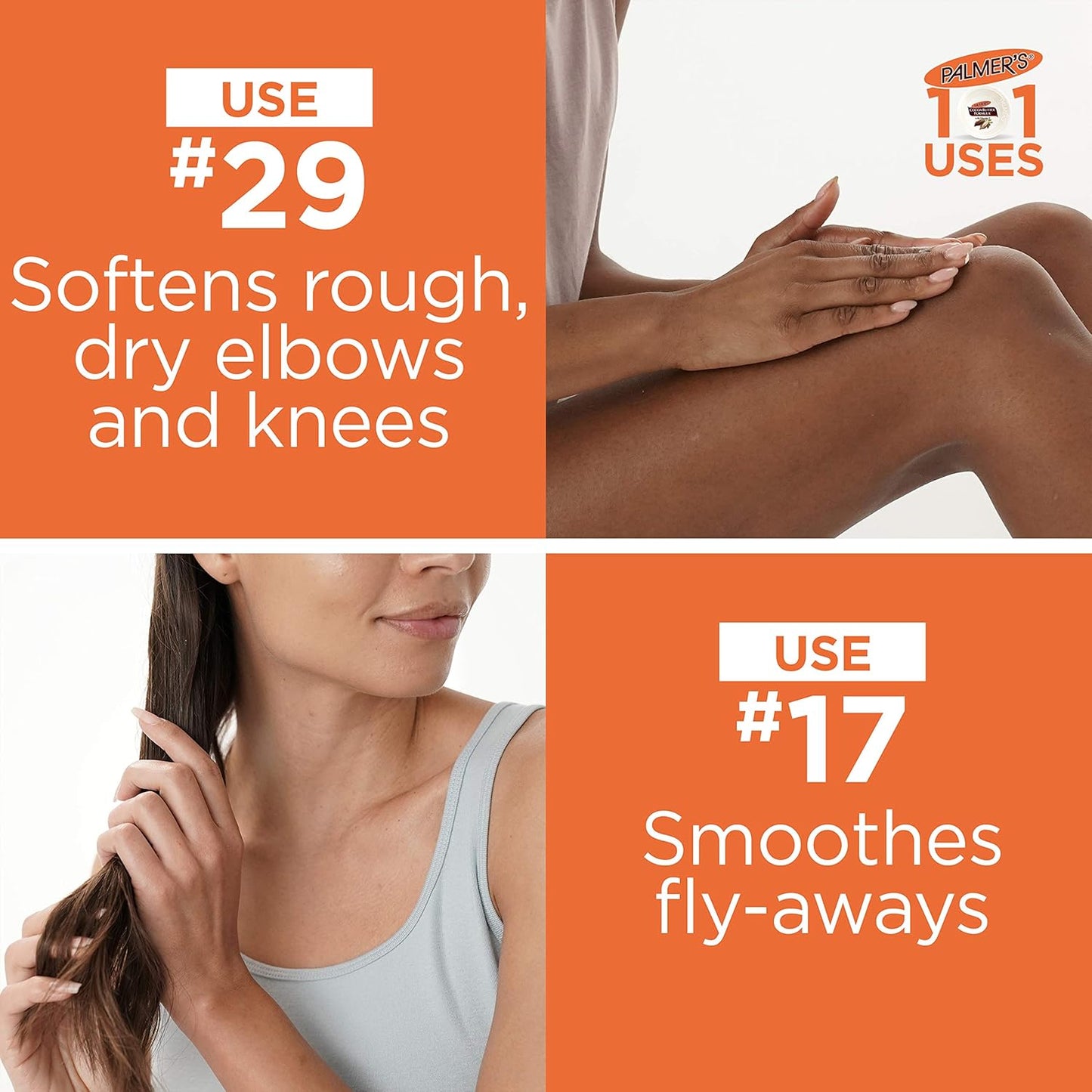 multi-use formula advertised with 101 applications (face, lips, hands, feet, hair, shaving)