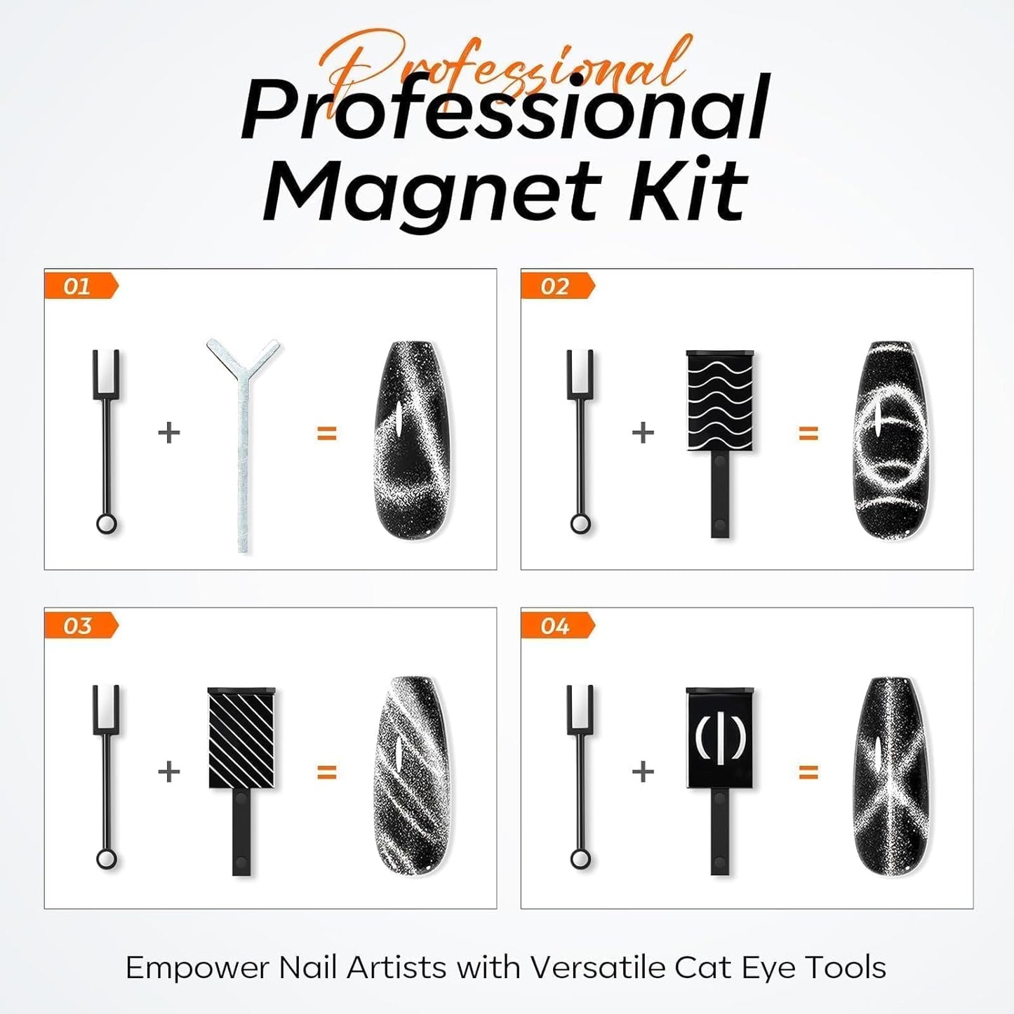 multiple functional variants offered (8-in-1, 3-in-1 double head, thermal gradient, holo)