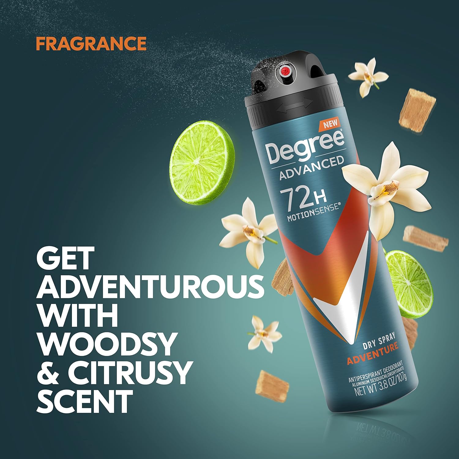 multiple scent varieties (adventure woody, sport defense, cool rush, coconut rush, icy mint)