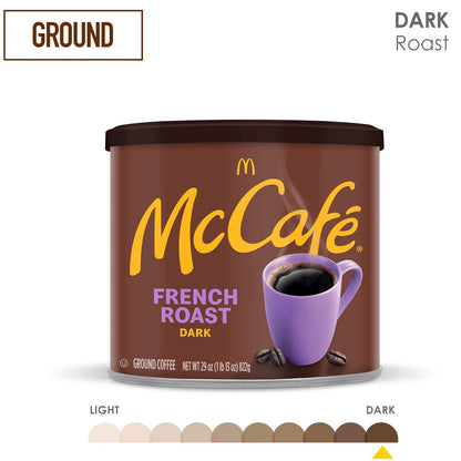 multiple skus: french roast or french vanilla, in 12 oz, 29 oz, or 2-pack of 29 oz