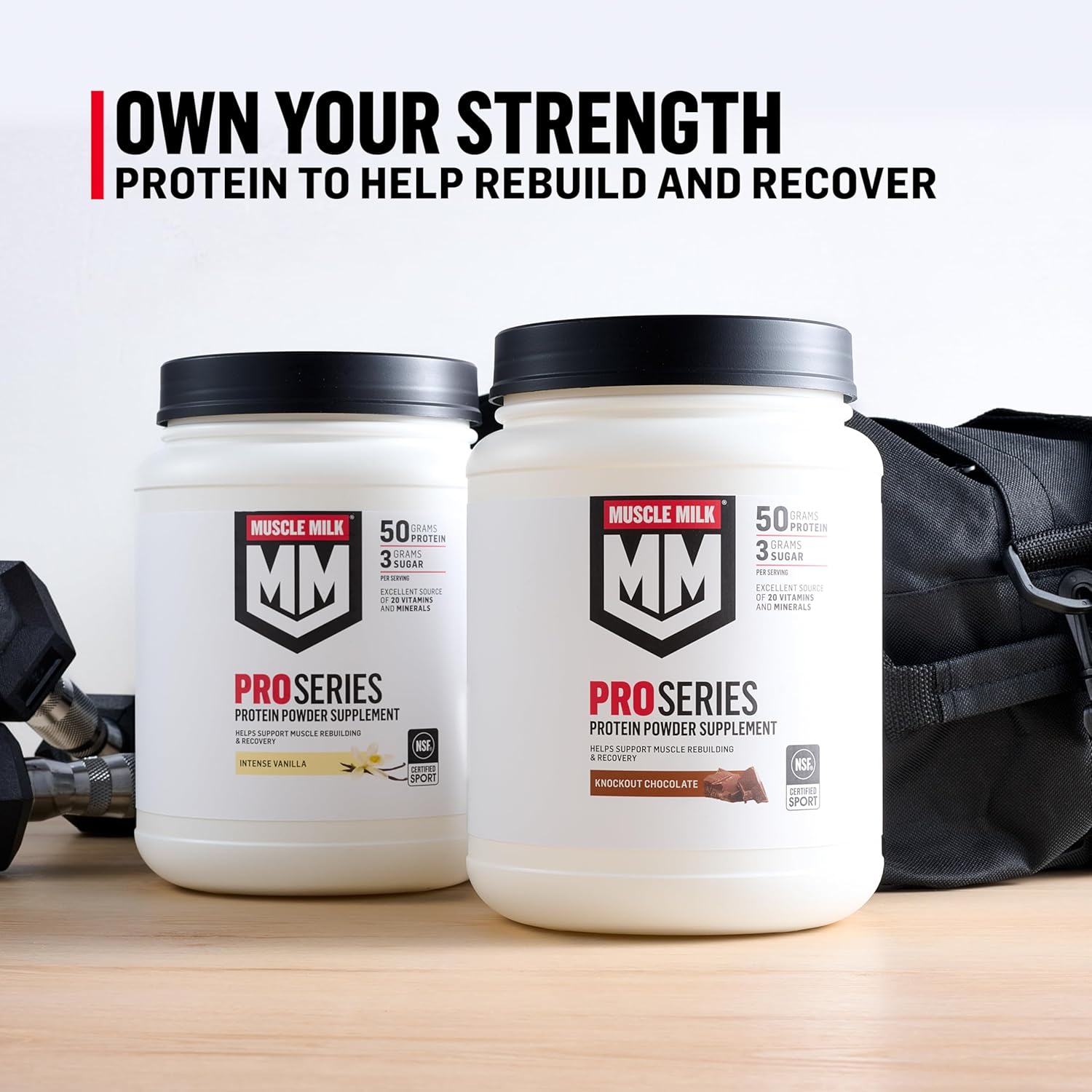 Muscle Milk Pro Series – NSF Certified for Sport Protein Powder for Tested Athlete Safety