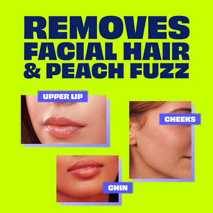 NAIR Dermatologist-Tested Facial Hair Removal Cream - Gentle Sensitive Skin Formula Women Trust, No Salon Burn Risk