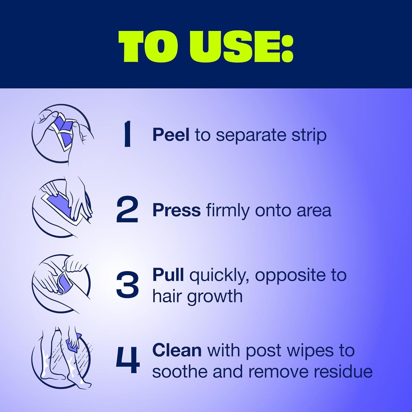 Nair Sensitive Wax Strips – Skin-Safe At-Home Hair Removal for Sensitive Areas, No Heat No Nicks No Razor Bumps