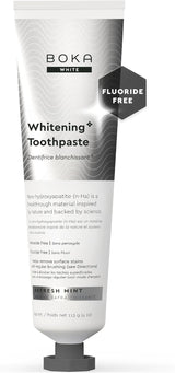 Boka Fluoride Free Toothpaste – Nano Hydroxyapatite Formula for Bedtime Oral Care Ritual, Soothing Ela Mint