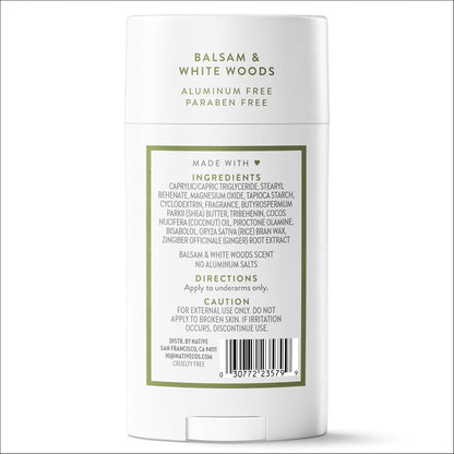 Native Aluminum-Free Deodorant for Sensitive Skin, Paraben and Phthalate-Free Formula Safe for Daily Office and Commute Use