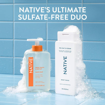 Native Body Wash for Mindful Bath Time Rituals, Plant-Based Hydrating Cleanser for Sensitive Skin