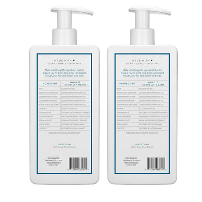 Native Sea Salt & Cedar 2-in-1 Shampoo and Conditioner – Streamlined Shower Staple for the Intentional Home